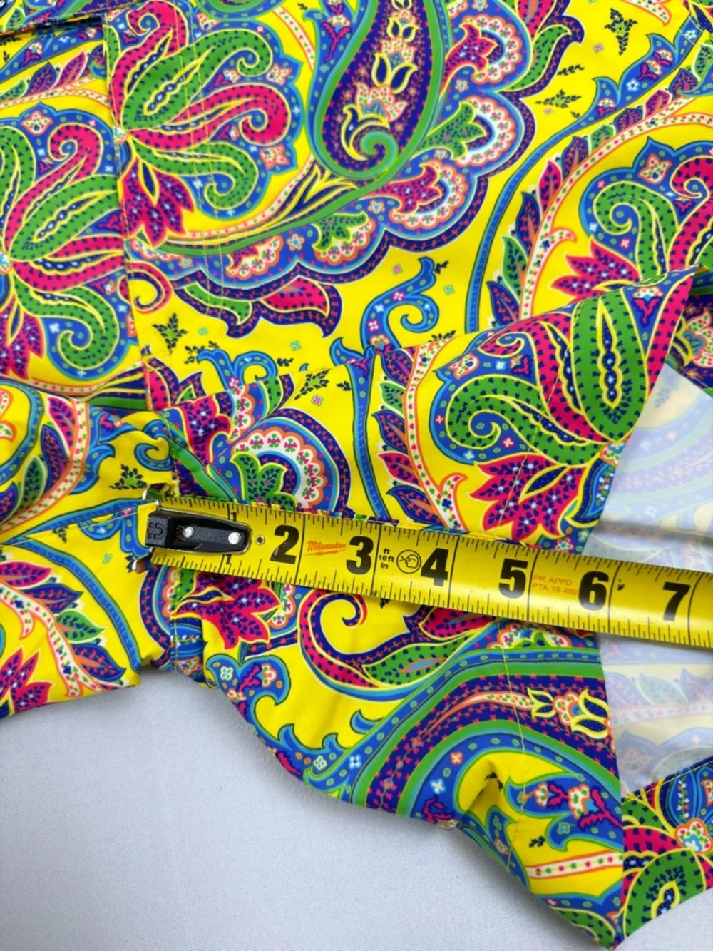 Polo Ralph Lauren Monaco 5.75” Paisley Swim Trunks NWT Size 33